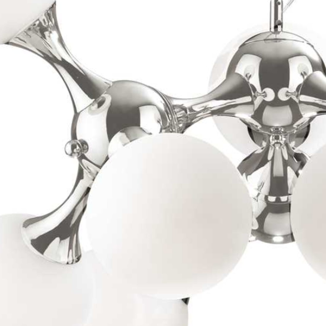 Lámpara de araña moderna Ideal Lux NUDOS BLANCOS SP15 082073 E14 LED