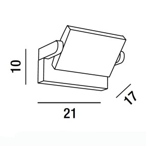 Applique esterno Perenz MONITOR 6920 A LC LED