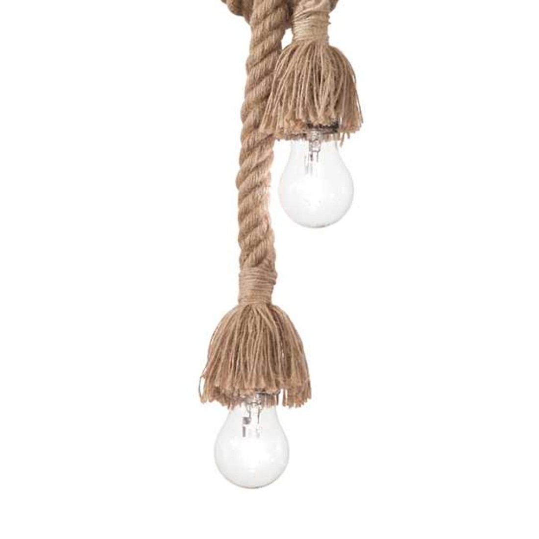 Lámpara de araña vintage Ideal Lux HEMP SP2 134840 E27 LED