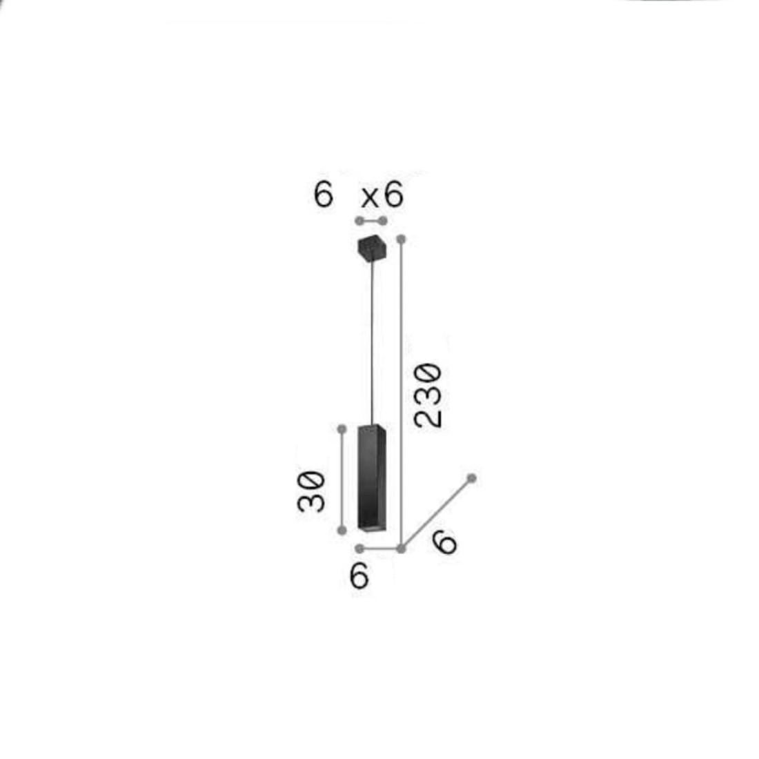 Ideal Lux moderner Kronleuchter SKY SP1 126906 126913 GU10 LED