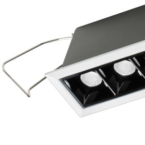 GiuliaLuce  GIMMY - Faretto LED 9 Watt in alluminio bianco da incasso per  cartongesso