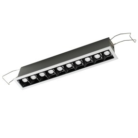 LED-Einbaustrahler aus lackiertem Metall - (6) LED-Spots Moderne