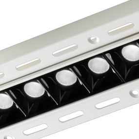 Spot encastrable Gea Led GFA1131C en aluminium noir