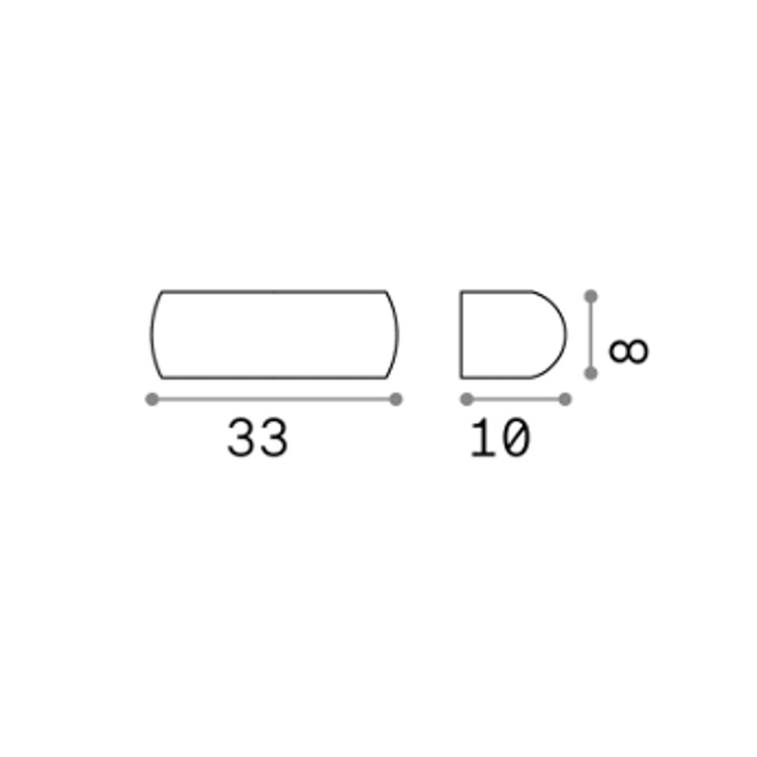 Ideal Lux GIOVE AP1 E27 LED aplique moderno