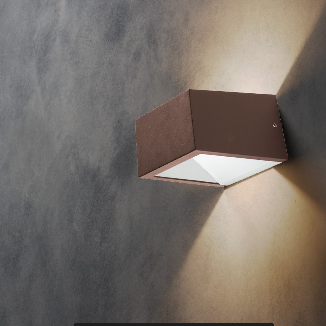 Applique Corten Gea Led GES1160 IP54 LED blanche dynamique