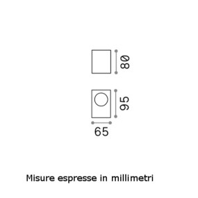 Aplique moderno Ideal Lux UP AP1 115306 115290 115313 G9 LED