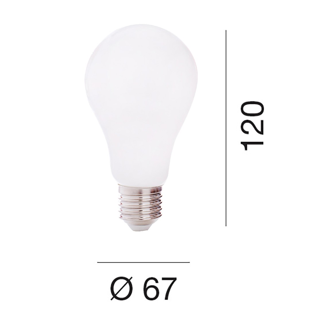 Lampadina vetro bianco Gea Led GLA370B