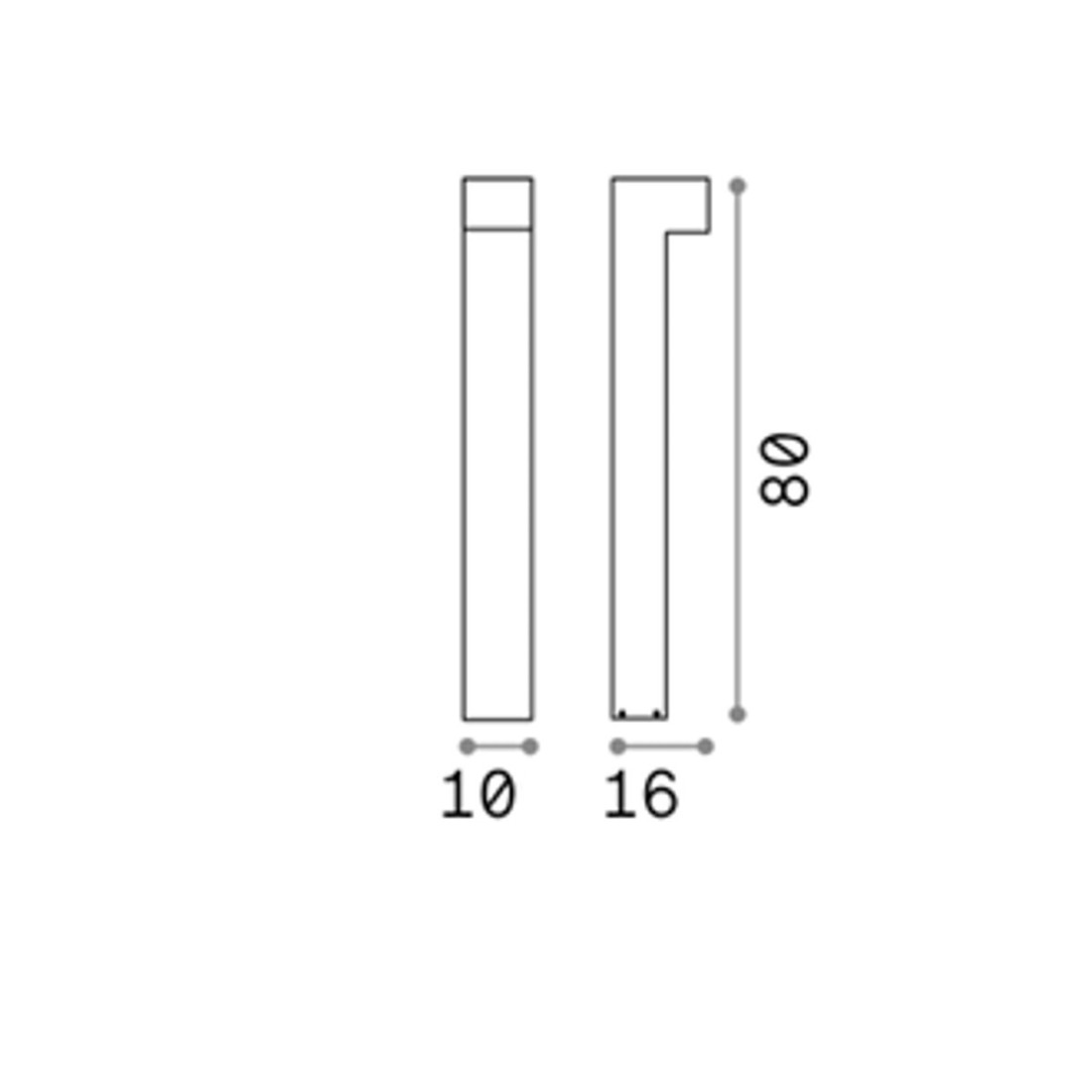 Ideal Lux SIRIO PT2 BIG G9 LED farol moderno