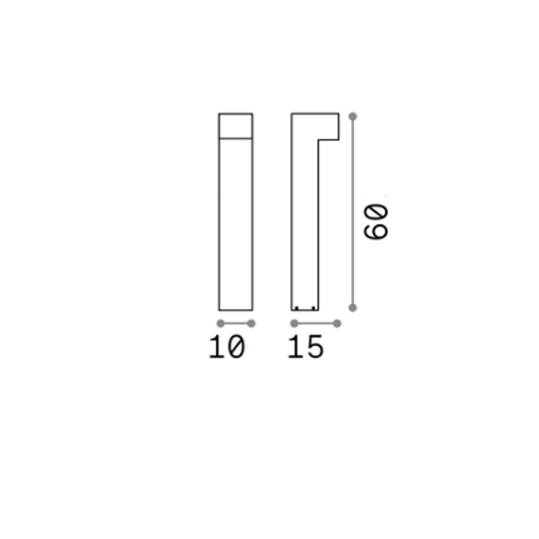 Ideal Lux SIRIO PT2 PEQUEÑO G9 LED farol moderno