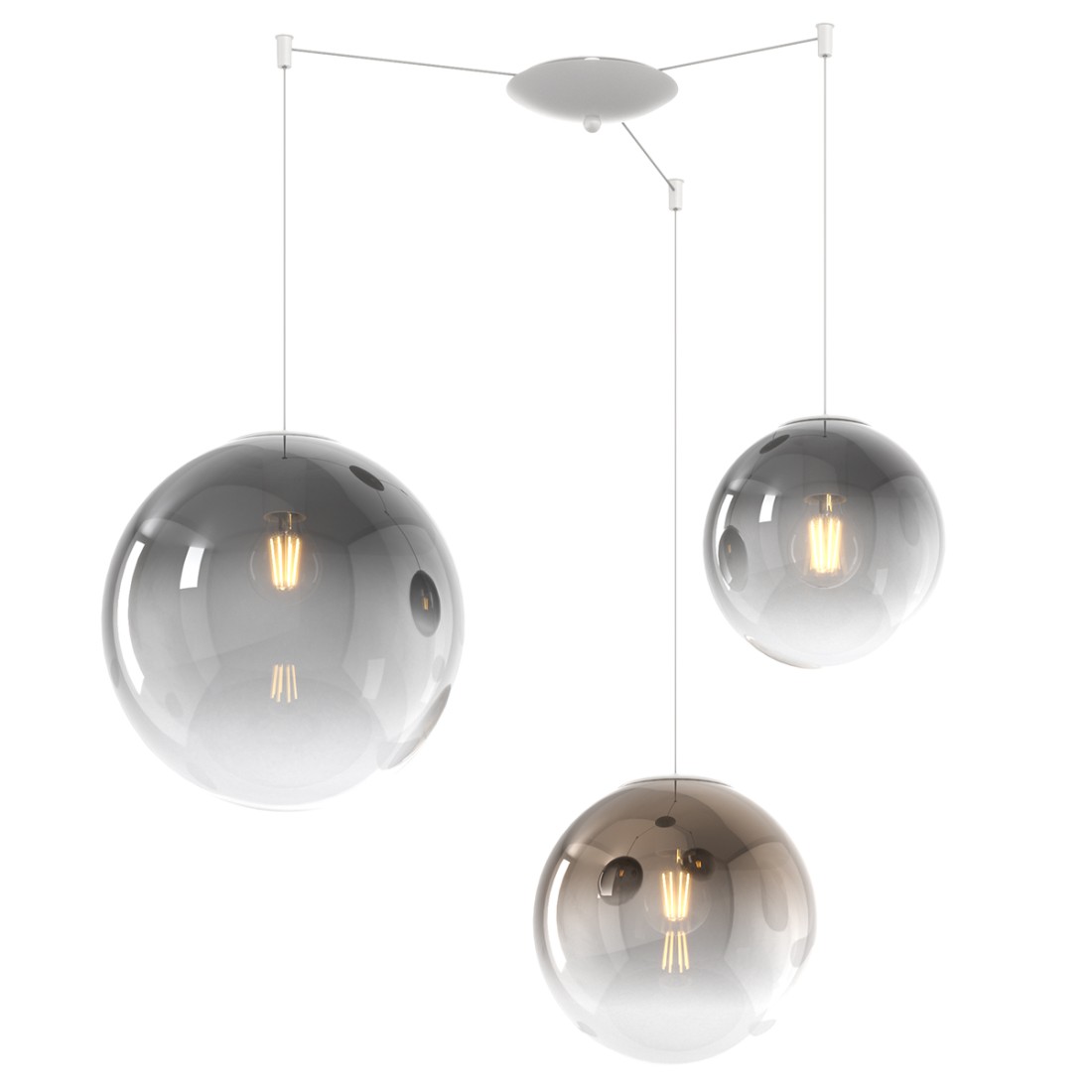 Lustre moderne Top Light BIG ECLIPSE 1194 BI S3 S MIX