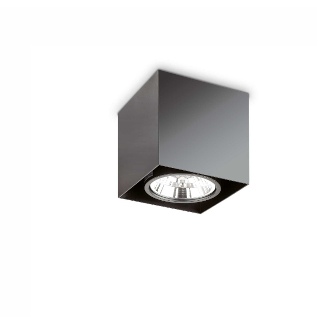 Spot de plafond moderne Ideal Lux MOOD PL1 D15 SQUARE 140933 243931 GU10 LED