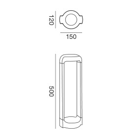 Gea Led Aluminiumlaterne EURUS GES451 LED