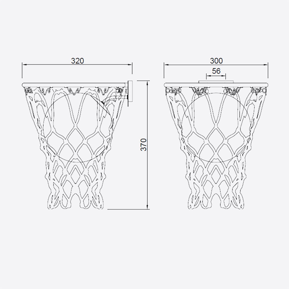 Mantra BASKETBALL moderne Wandleuchte