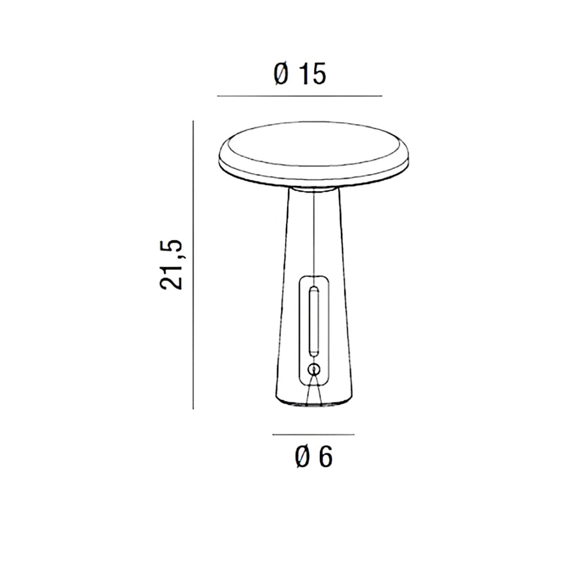 Abat-jour Perenz ASTRO 8132 LC LED IP44