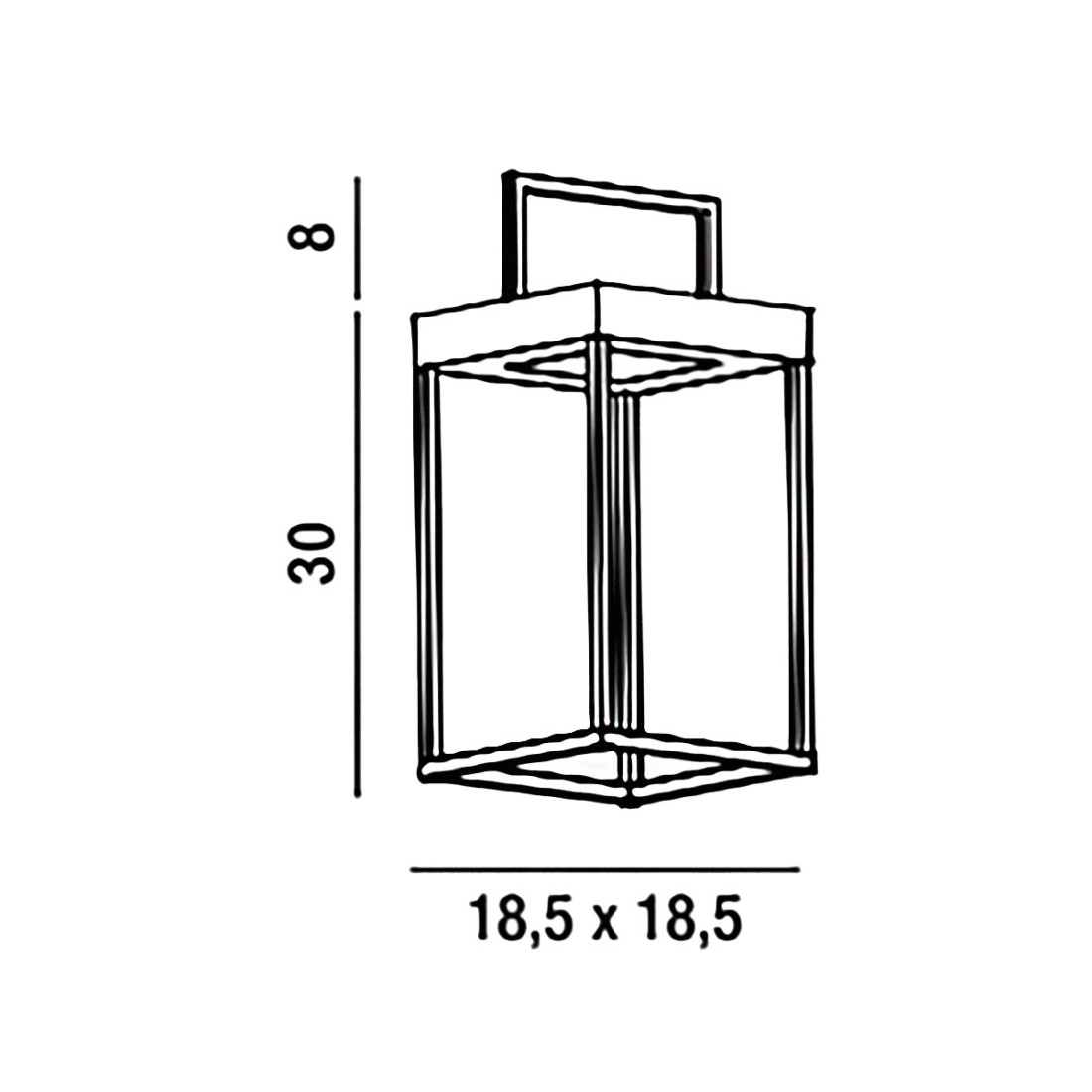 Abat-jour esterno Perenz CAGE 8128