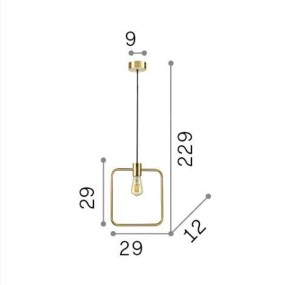 Suspension, goutte, lustre, rond, cercle, globe, Led E27.