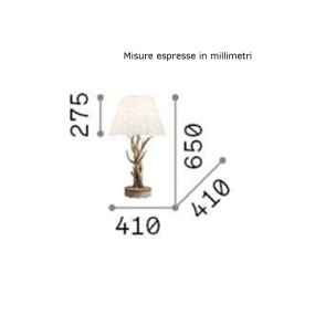 Abat-jour classica Ideal Lux CHALET TL1 128207 E27 LED