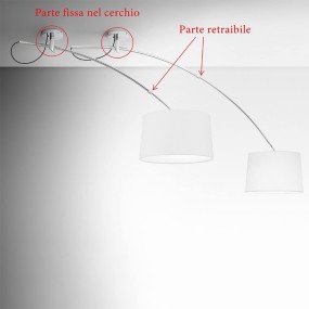 Bras de plafond Gea Luce AIDA G