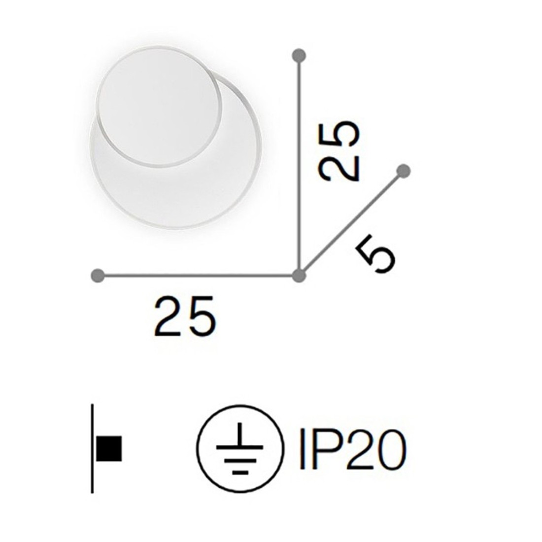 Ideal Lux POUCHE 259345 métal