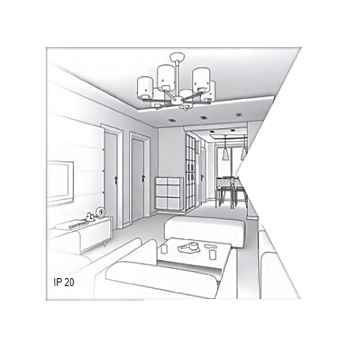 Applique led Ideal Lux FOCUS 2AP 203171