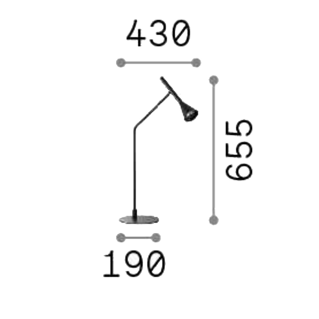 Pantalla LED latón DIESIS 291109