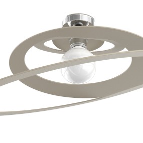 Plafonnier moderne en métal Top Light BUNGEE 1197 PL70