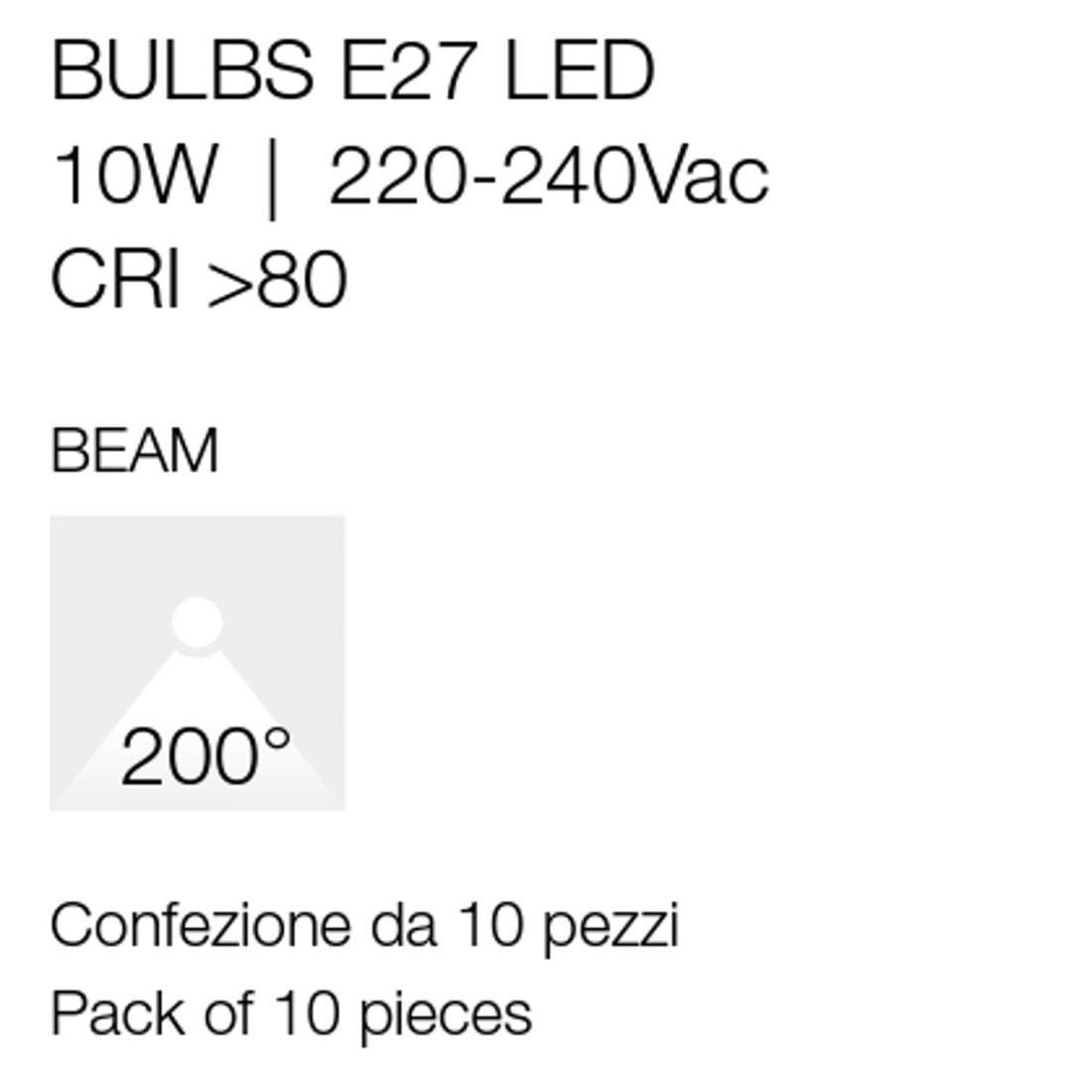 Bombilla LED E27 | VEO 10W