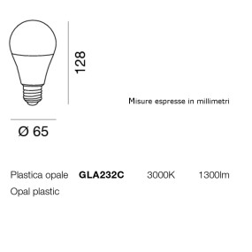 Ampoule à LED à lumière chaude 15W E27 grande attaque