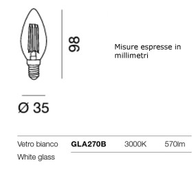 Lampadina a led 10W attacco grande E27.