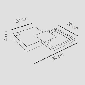 Sikrea MEDEA 32 B 8262 aplique moderno