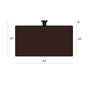 Plafoniera Illuminando CILINDRO PL 43