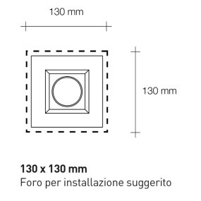 Faretto Attica Orientabile di Sforzin illuminazione