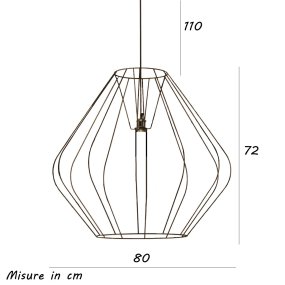 Araña moderna Illuminando ANFORA SP G