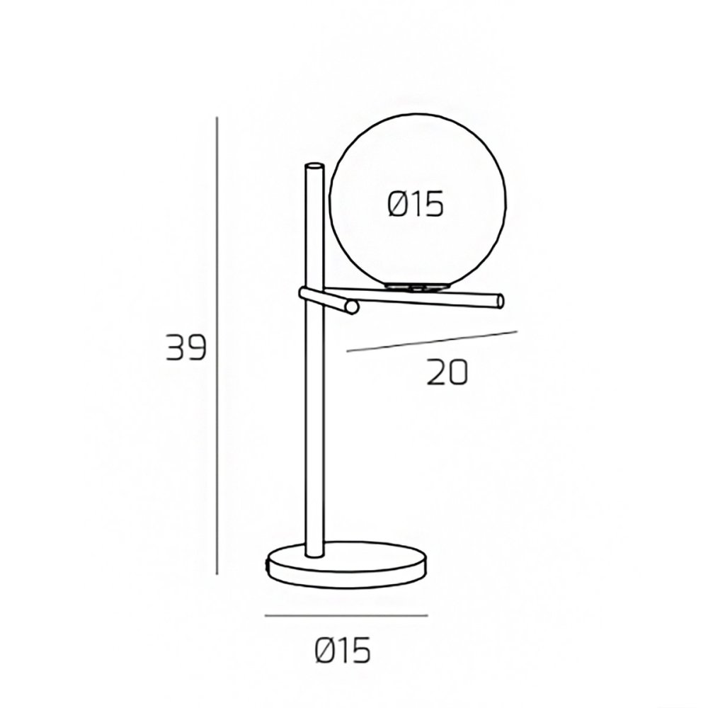 Abat-jour moderna Top Light BOOMERANG 1200 P