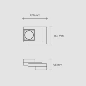 Applique SIBARI T380 di Sforzin illuminazione