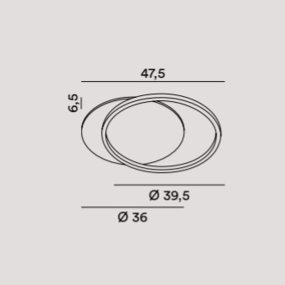 Moderne Deckenleuchte Perenz beleuchtet ORBIT 8194 LED