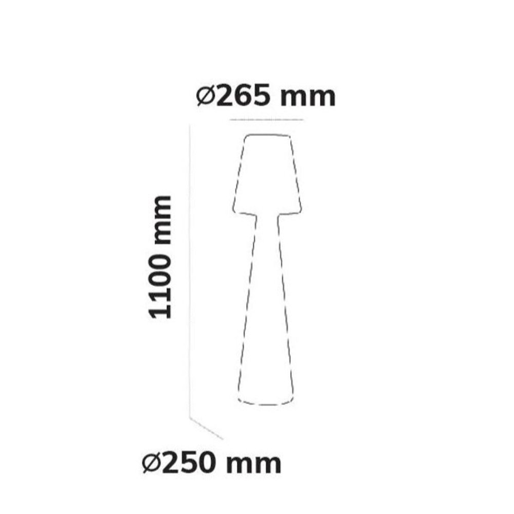 Darklight Akku-Stehleuchte LOLA LUMLL110WLNW LED