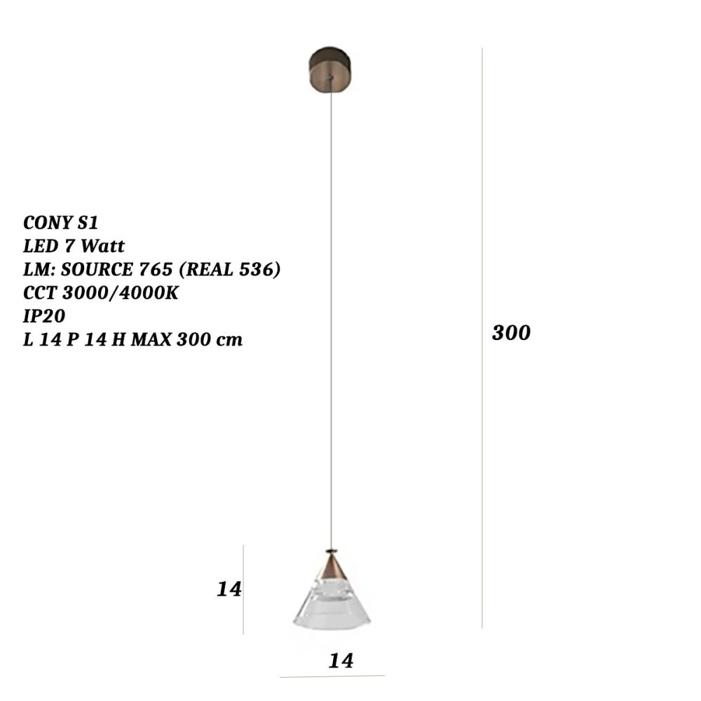 Lustre LED Promoingross CONY S1