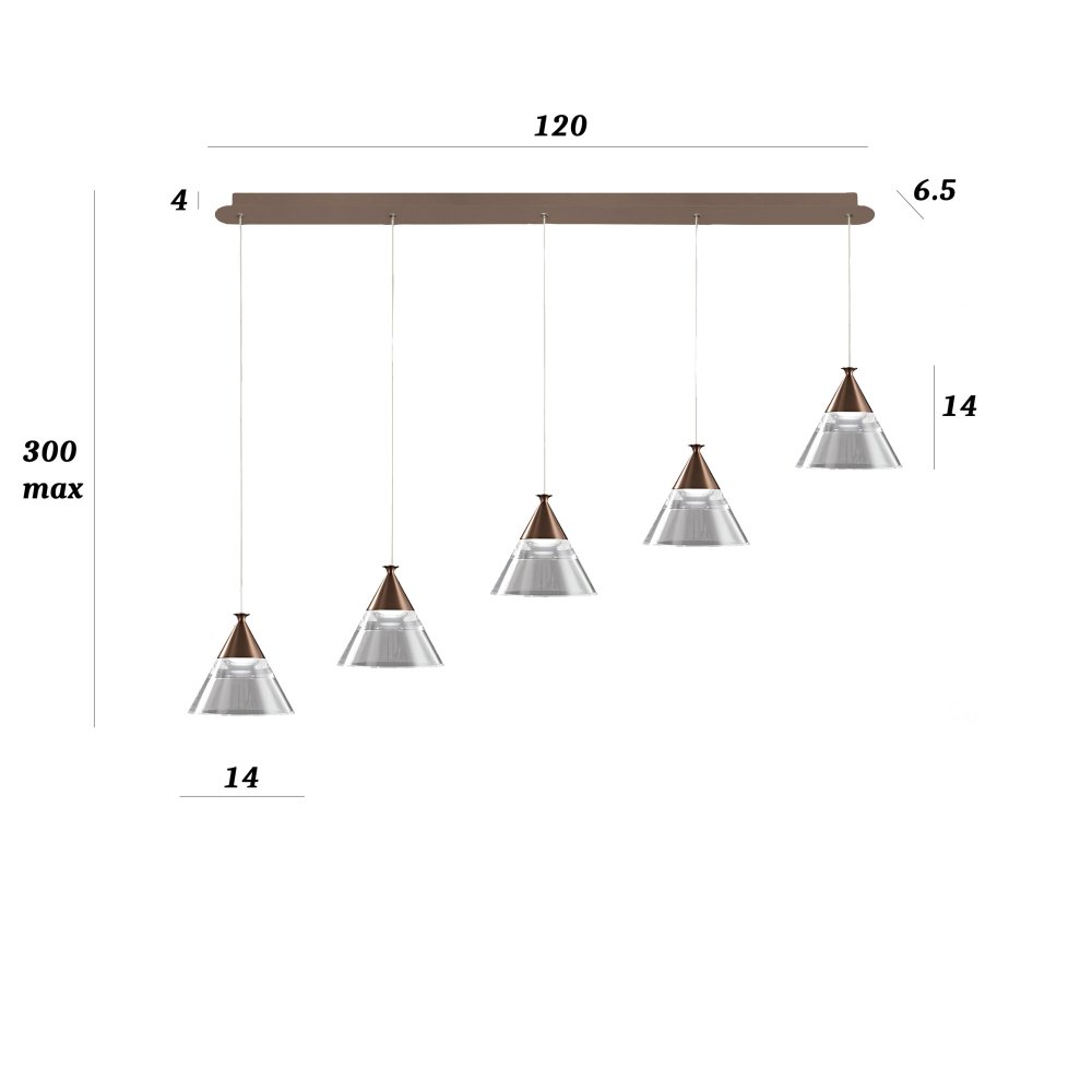 Promoingross Lustre LED CONY S5TR