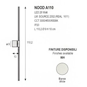 Promoingross aplique led NOOD A110 LED CCT