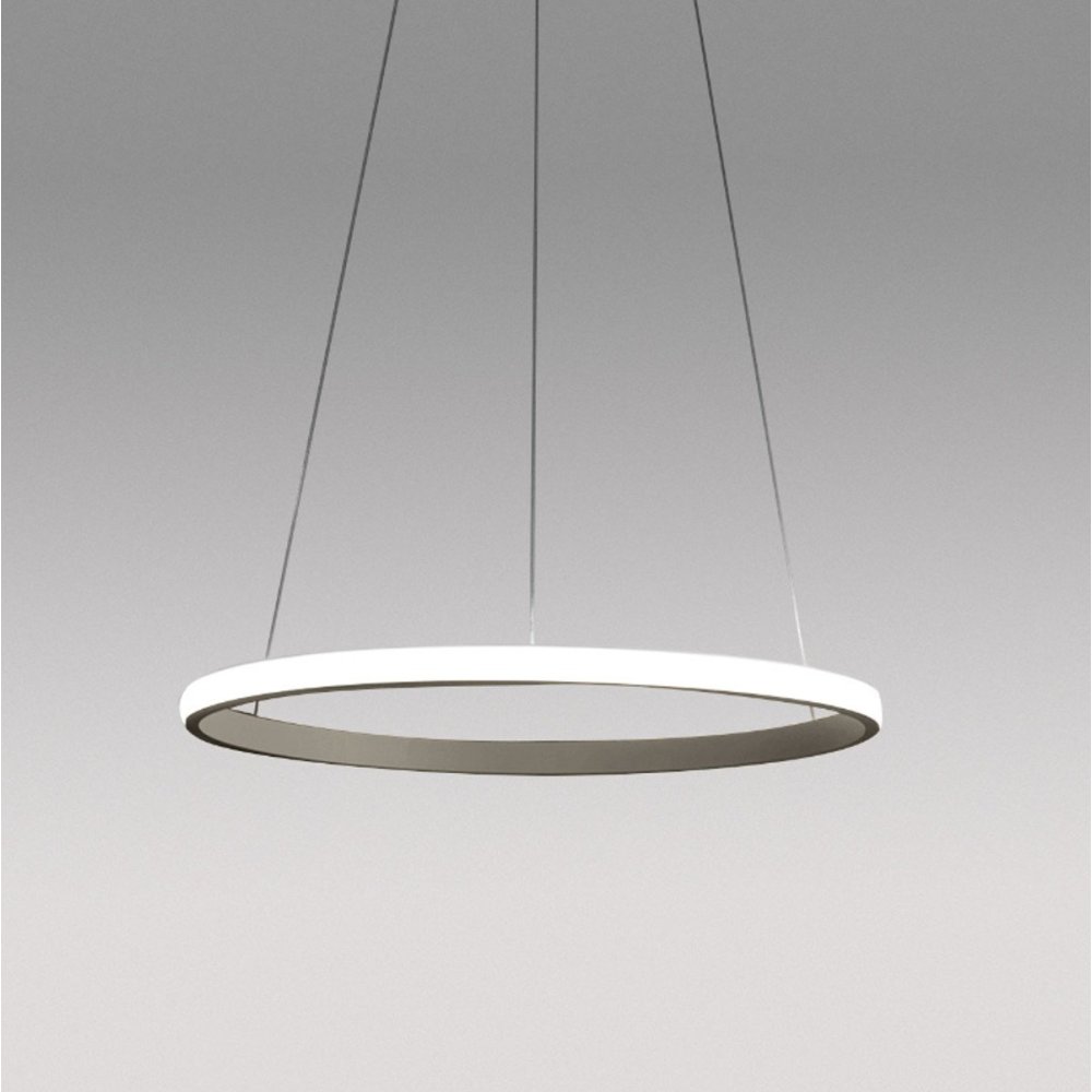 Lampadario moderno Gea Luce IOLE S1 28W LED alluminio