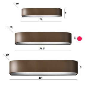 Promoingross moderne Wandleuchte HANDLES A32 RU