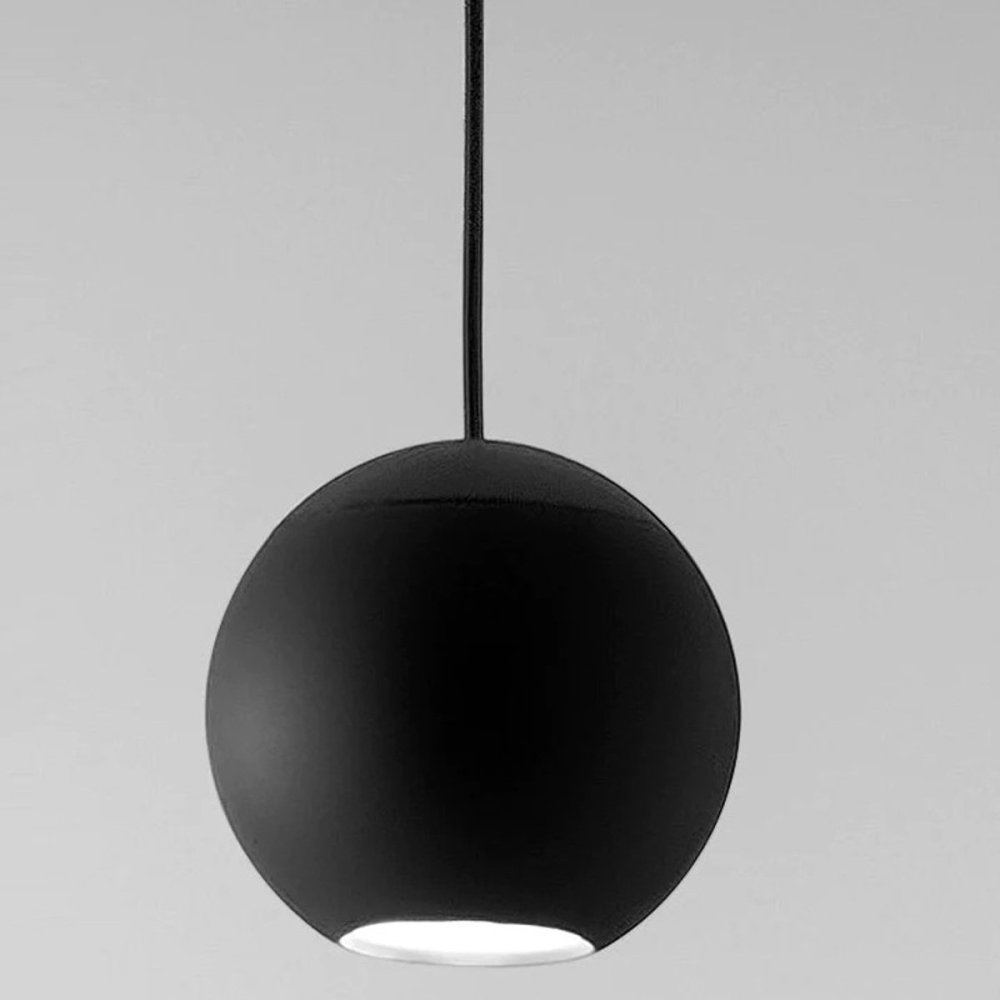 Lustre moderne Gea Luce GUYA S1 LED noir