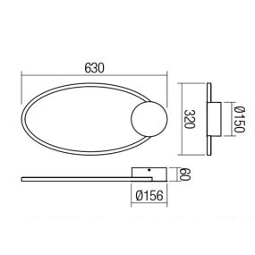 Applique ultramoderne Redo Group LEO 01-3295