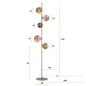 Lampadaire classique Redo Group ROY 01-2785