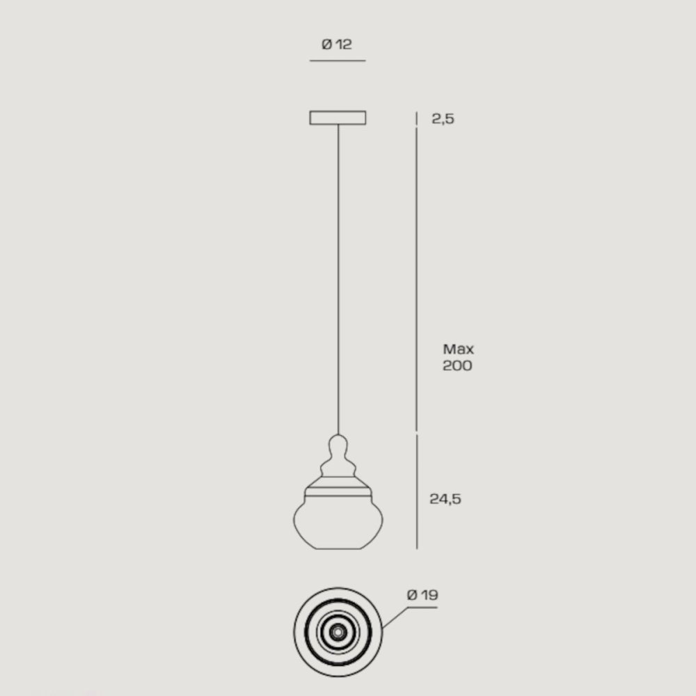 Lámpara de araña moderna Miloox ADONE 1744.14 E27 LED