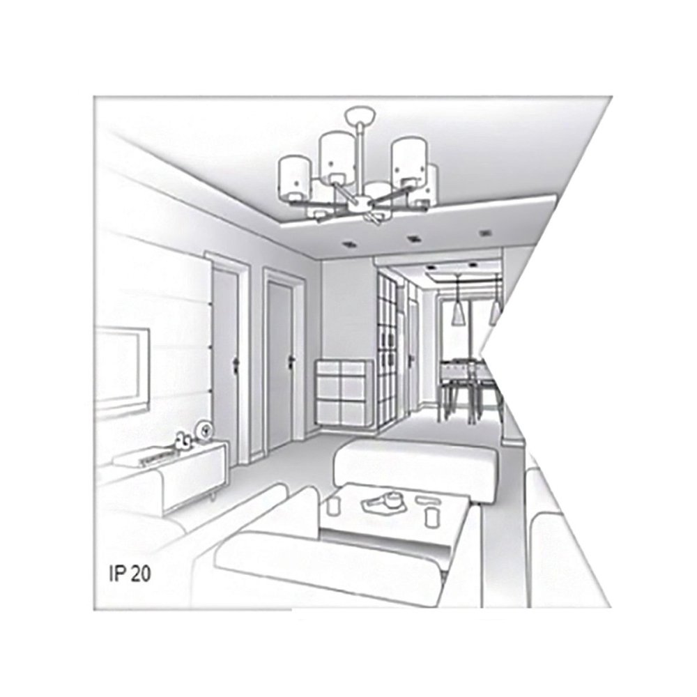 Perenz OPEN MINI+ 7169 CT LED-verschwindender Ventilator