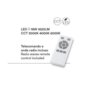 Ventilador clásico Perenz TRIADE 7170 CR CT LED