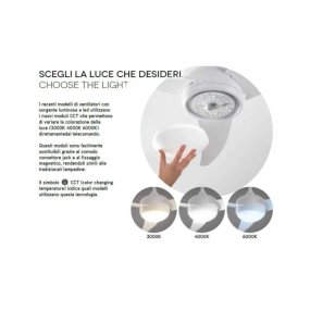 Ventilador clásico Perenz TRIADE 7170 CR CT LED