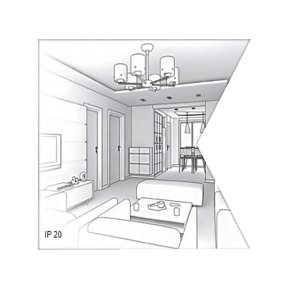 Perenz SMARTI 7172 B CT LED moderner Ventilator